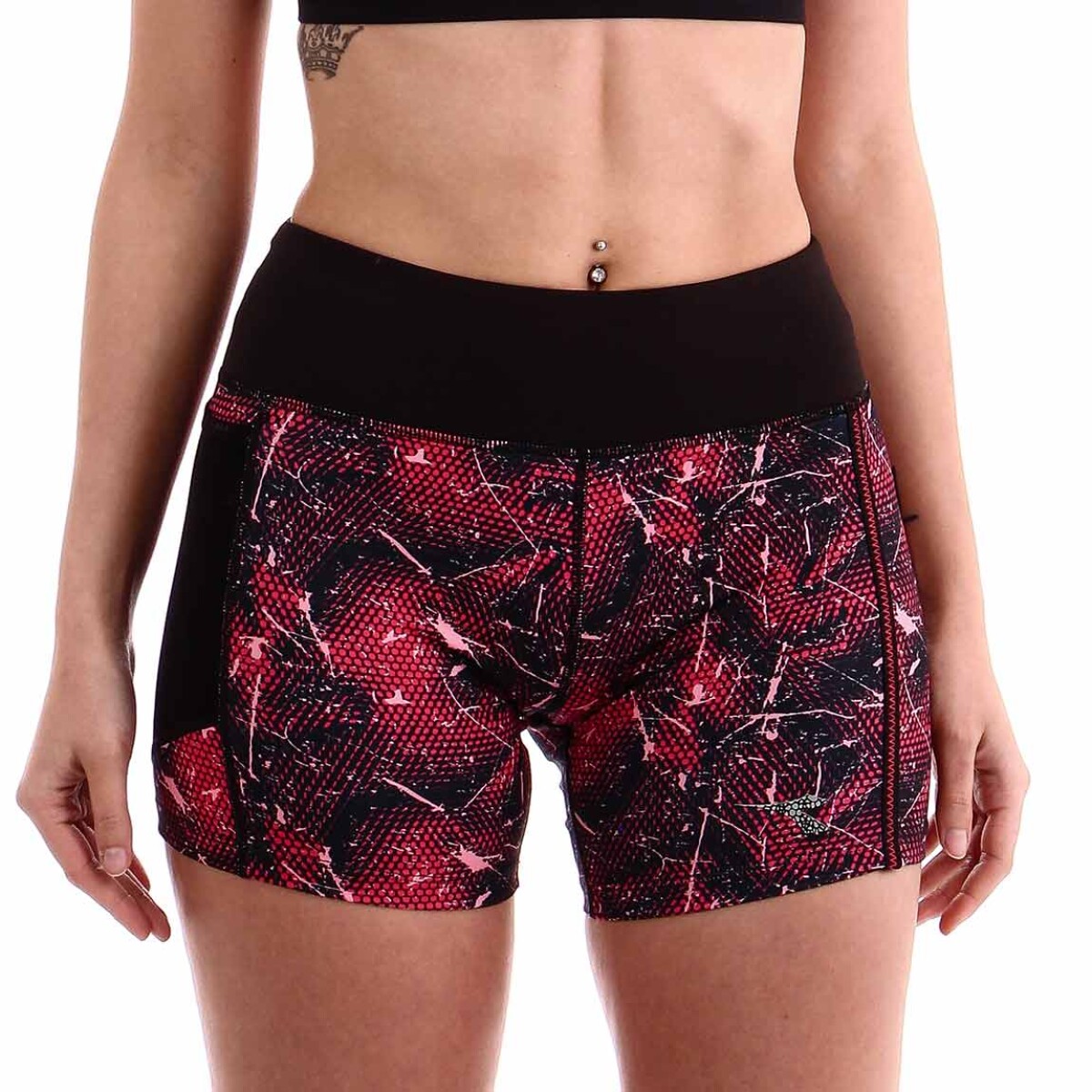 Short Mujer Diadora T2 - Negro-rosado 
