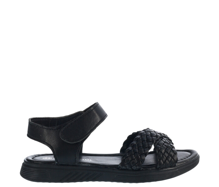 Sandalia NAMIBE con lure y tiras cruzadas Black