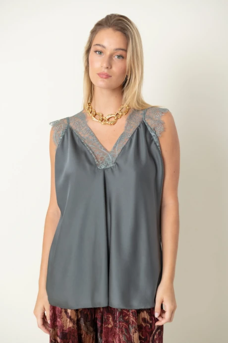 BLUSA AMMOLITA Gris