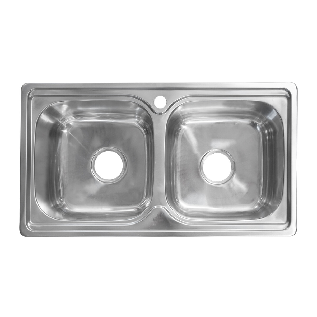 Pileta Doble Acero Inoxidable 201 78x43,5 Cm 