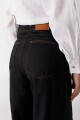PANTALON WIDE XL LINEN SS26 Negro