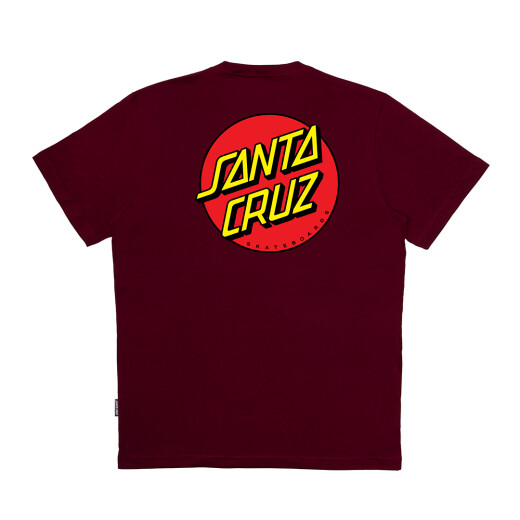 Remera Santa Cruz Classic Dot - Bordeaux Remera Santa Cruz Classic Dot - Bordeaux