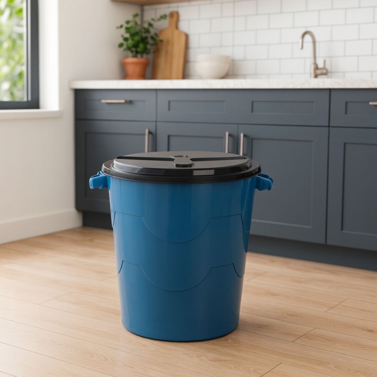PAPELERA TACHO 30 LITROS PLASMONT 