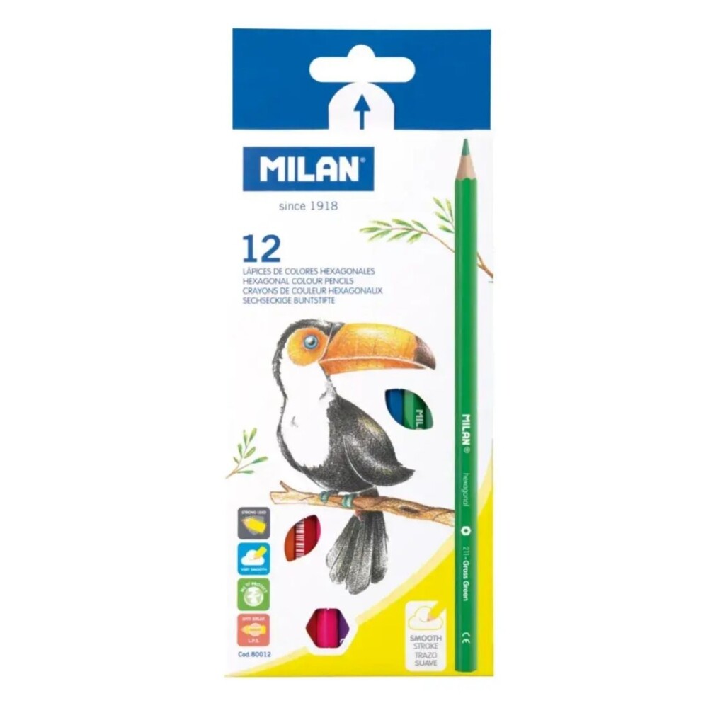LAPIZ MILAN 12 COLORES 80012 LAPIZ MILAN 12 COLORES 80012