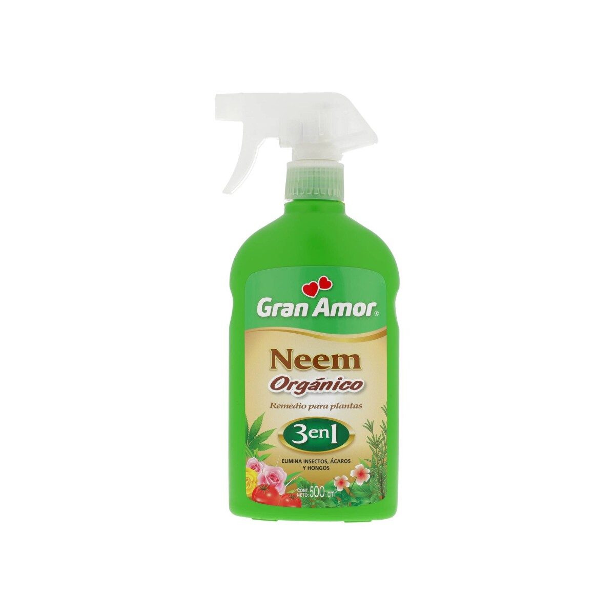 GRAN AMOR Neem Orgánico 500 cc 