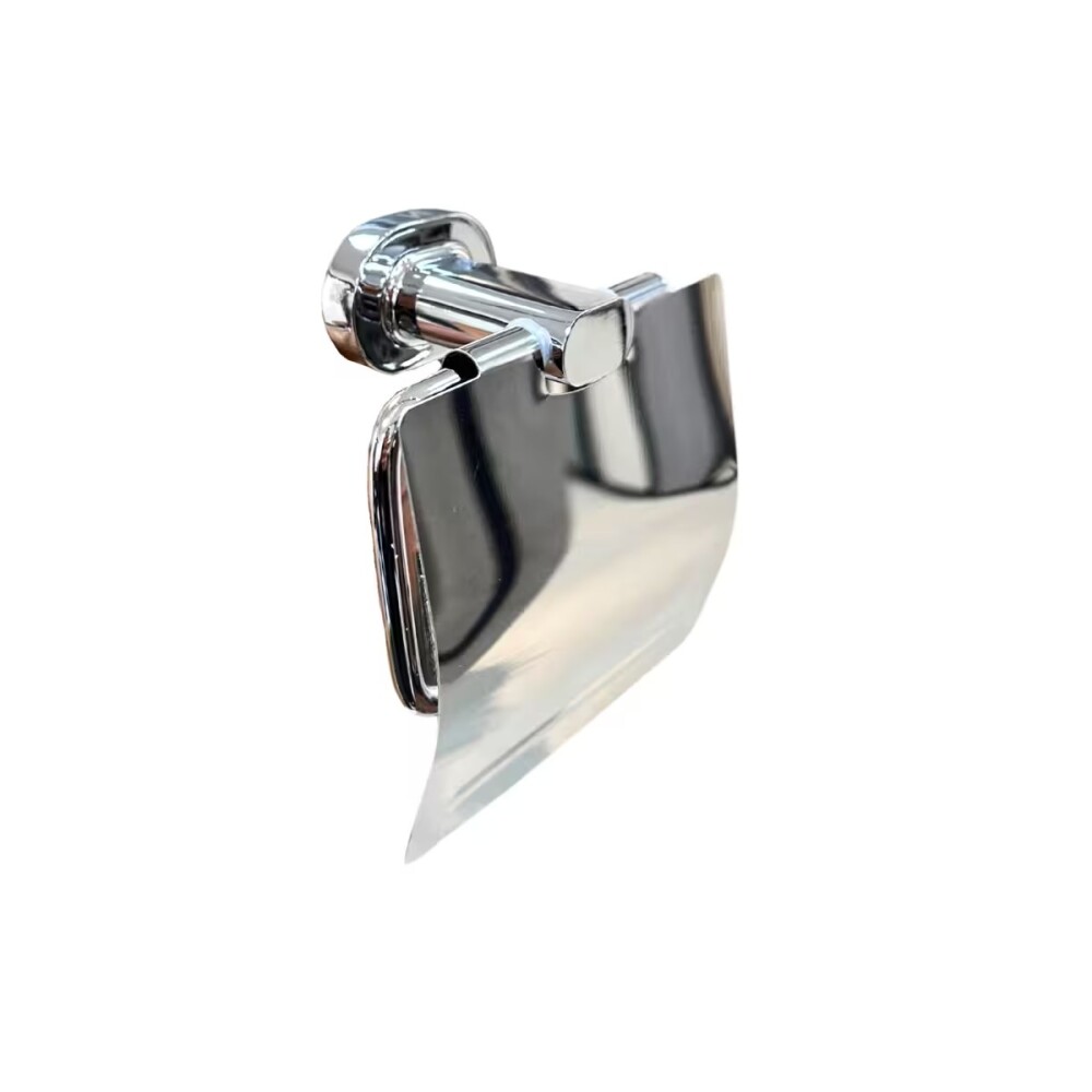 Porta rollo con tapa Austin Cromado Brillante Porta Rollo Con Tapa Austin Cromado Brillante