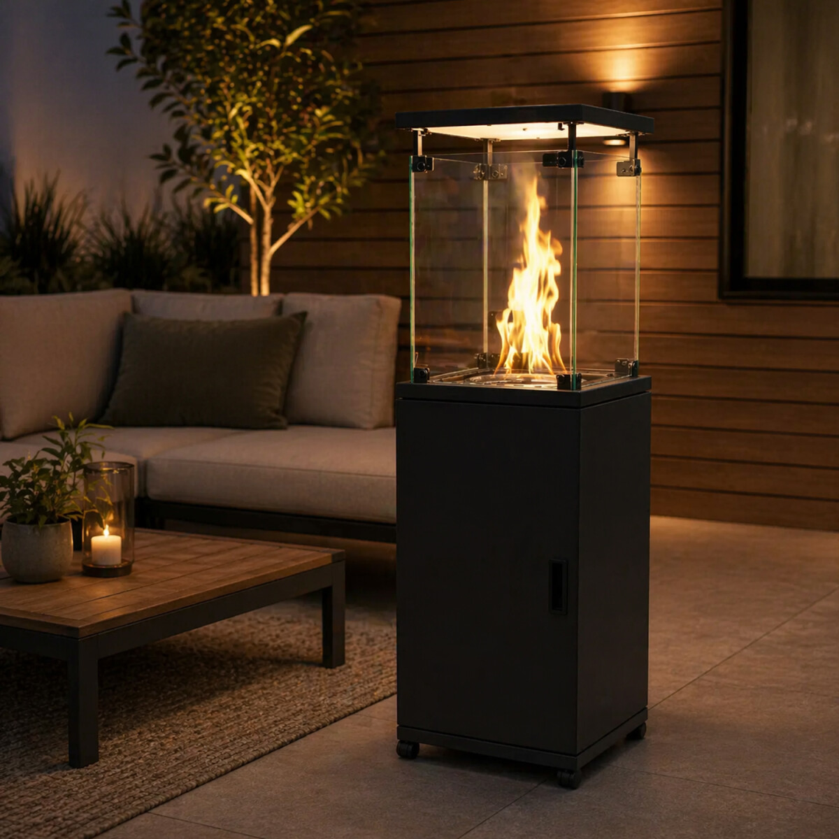 ESTUFA CUADRADA A GAS KASSEL KS-EPC41 