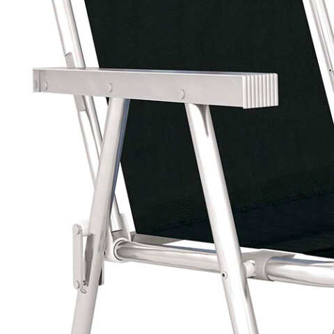SILLA PLEGABLE DE ALUMINIO CONFORTO MOR 2159/60 NEGRO SILLA PLEGABLE DE ALUMINIO CONFORTO MOR 2159/60 NEGRO