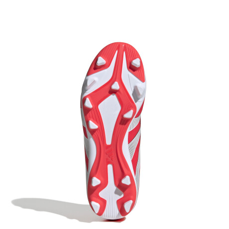Championes de Fútbol 11 Infantiles Adidas Predator Club Sock Rojo - Blanco - Negro