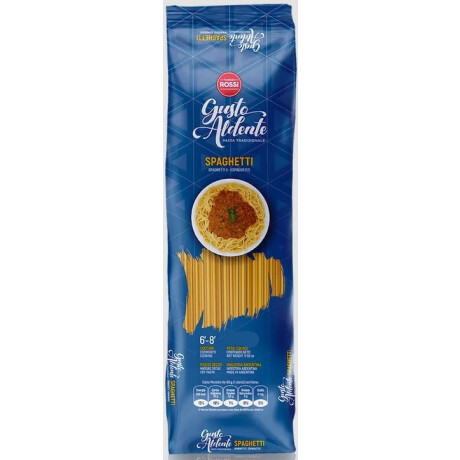 FIDEOS NATURAL GUSTO ALDENTE 400G SPAGHETTI FIDEOS NATURAL GUSTO ALDENTE 400G SPAGHETTI