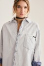 CAMISA ANGEL ENCUERADA Blanco