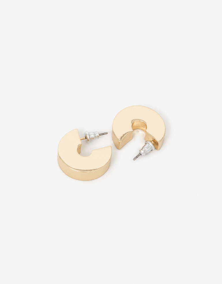 Aros Argollas Metal Aros Argolla Metal Bold - Dorado