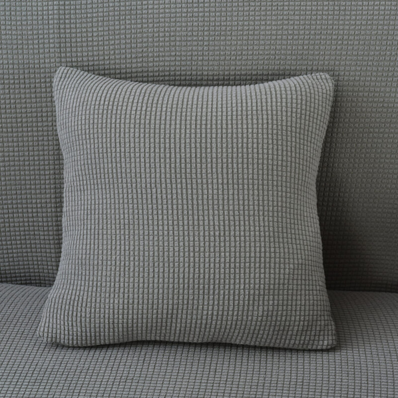 Funda sillón 5 cuerpos lisa gris