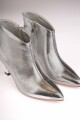 Bota metalizada Plateado