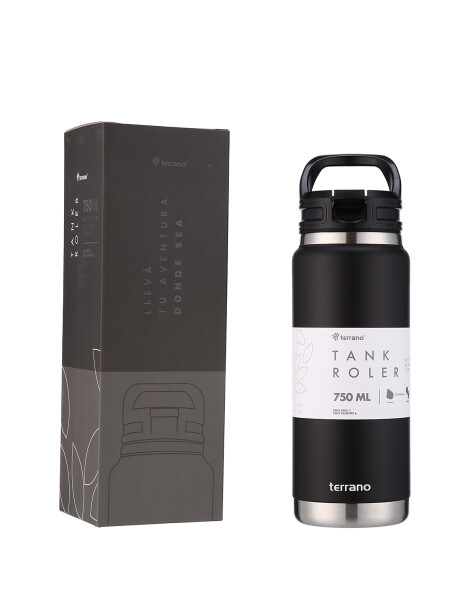 Botella Tank Roler 750ML Negro