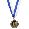 Medalla 4.8 Dos Jugadores Y Arco Oro