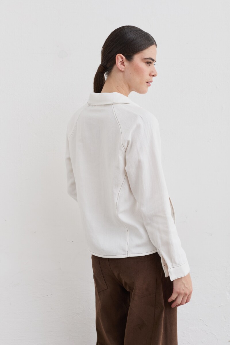 TSHIRT ZIPA Blanco