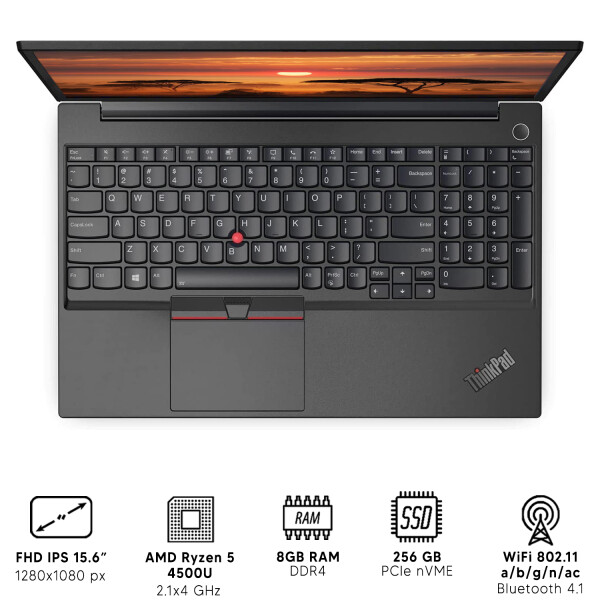 Notebook Lenovo Thinkpad E15 G2 Ryzen 5 8gb Ram 256gb 15.6" NOTEBOOK RFPL LENOVO E15 G2 R5/8/256/15"