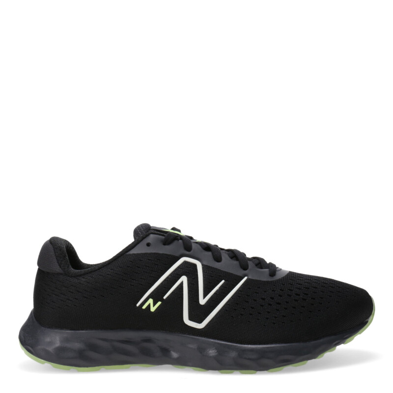 Championes de Hombre New Balance 520 V8 Negro - Blanco - Verde Fluo