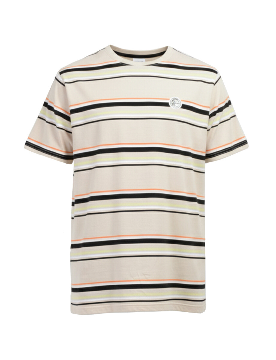 Remera O'Neill Stripe Beige 