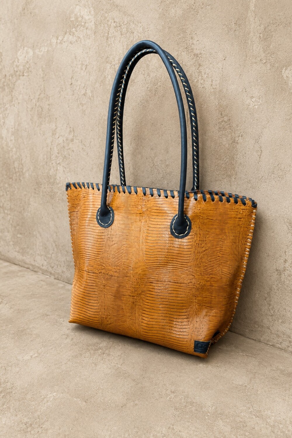 All Season Bag Camel / Azul