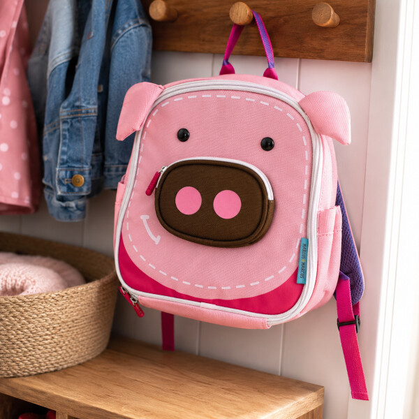 Mochila Infantil Térmica Marcus & Marcus Para Comida Rosa 1