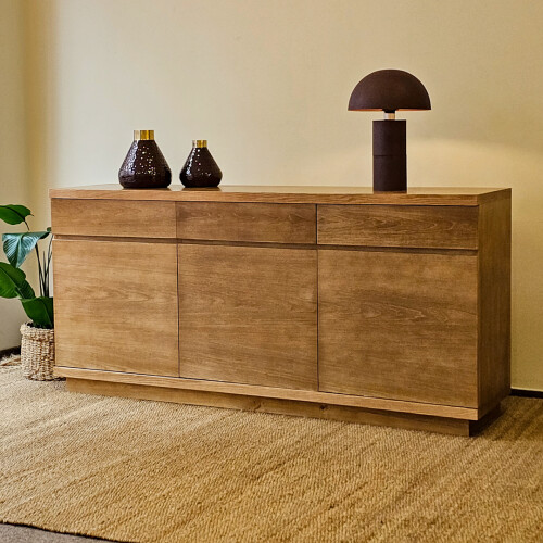 Aparador Toronto en Roble 180 x 45 x 85h (Por pedido) Aparador Toronto en Roble 180 x 45 x 85h (Por pedido)
