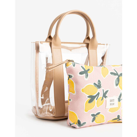 Set De Portacosméticos Estampado Flores