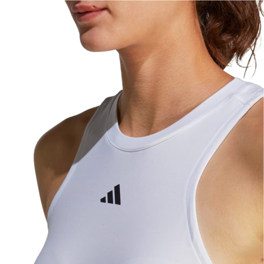 Musculosa de Mujer Adidas Aeroready Train Essentials Blanco - Negro