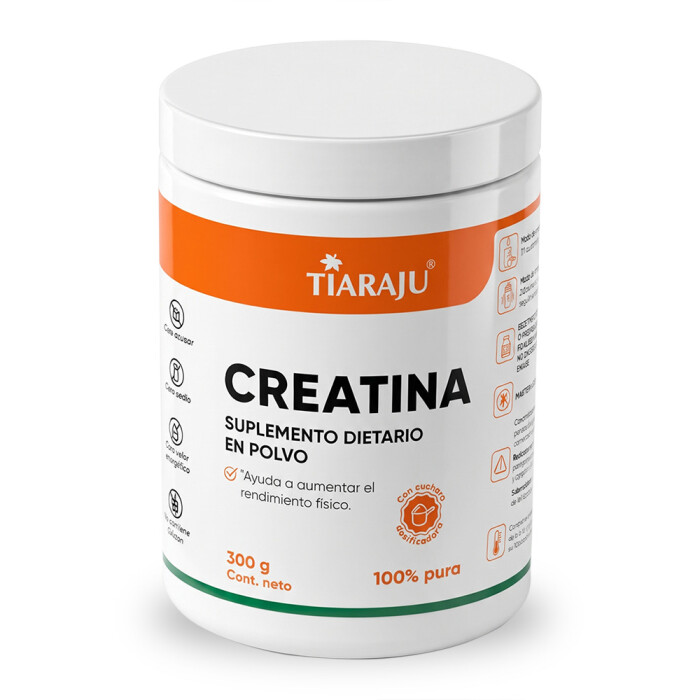 TIARAJU CREATINA POTE X 300 GRAMOS única