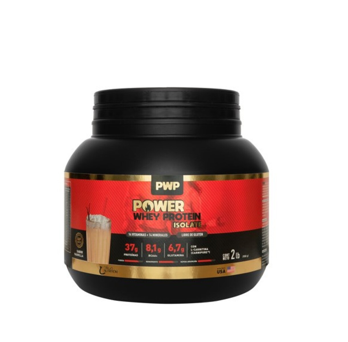 Pwp Power Whey Protein Vainilla x 908 GR 