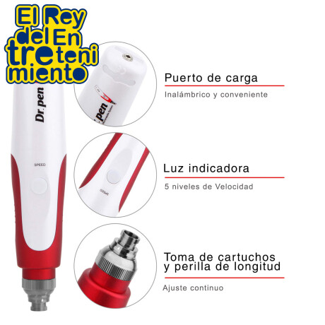 Lápiz Dermapen Anti Acne Arrugas Manchas + Cartuchos Lápiz Dermapen Anti Acne Arrugas Manchas + Cartuchos
