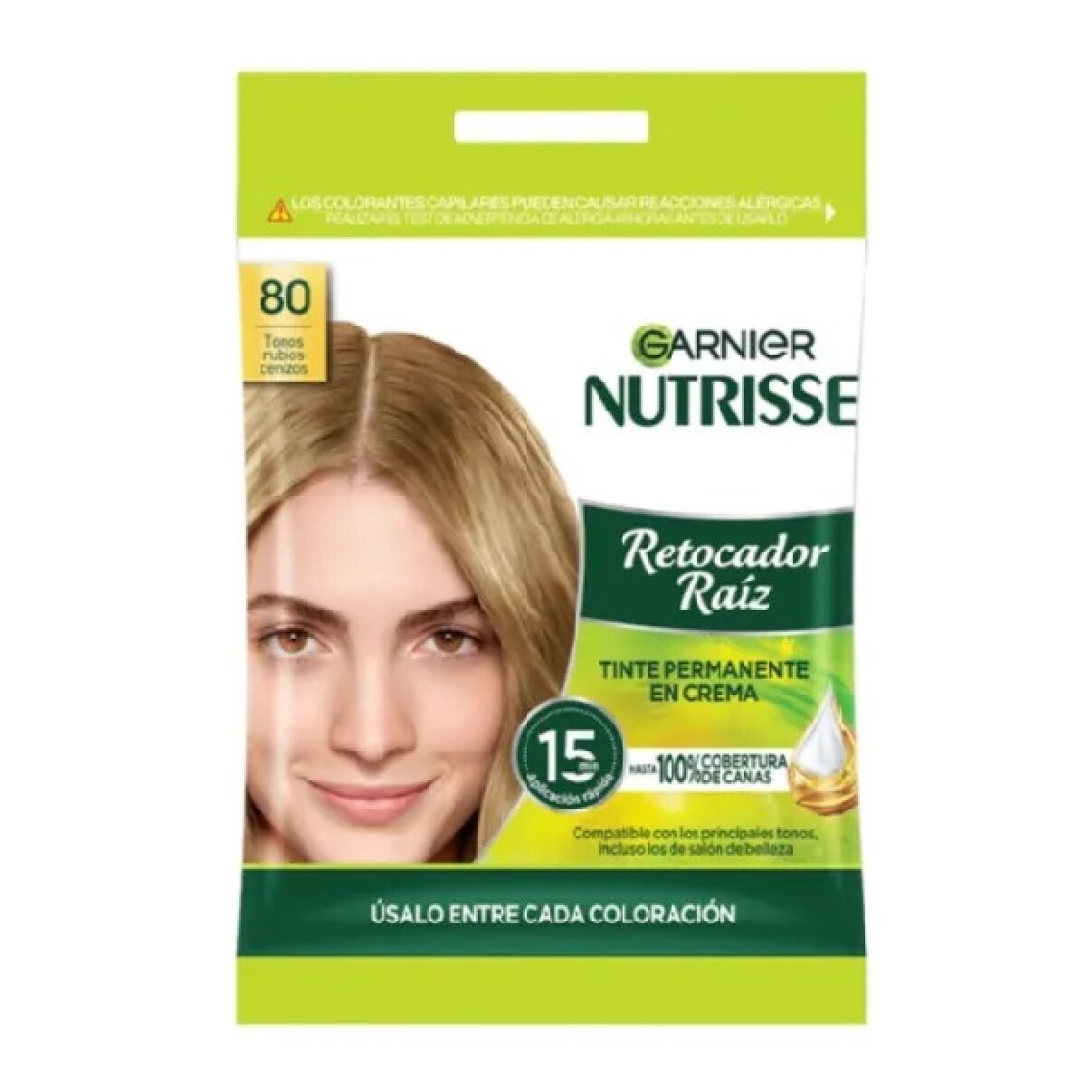 Tinta Garnier Nutrisse Retocado de Raíz N°80 20ml 