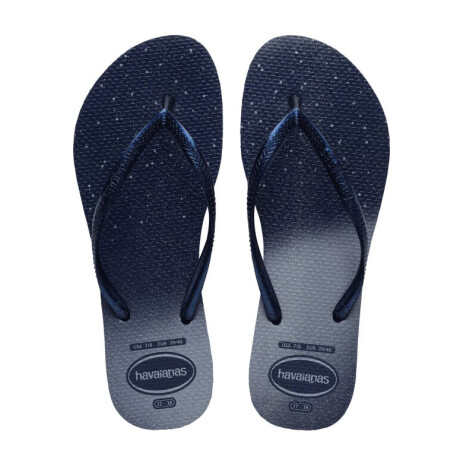 Sandalia de Mujer Havaianas Slim Gloss Azul Marino - Azul Marino