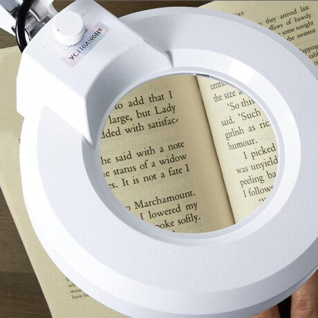Lámpara Led Profesional Lupa Multifocal Articulada Blanco