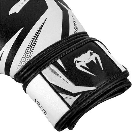 Guantes De Boxeo Venum Elite Profesionales Blanco/Negro2