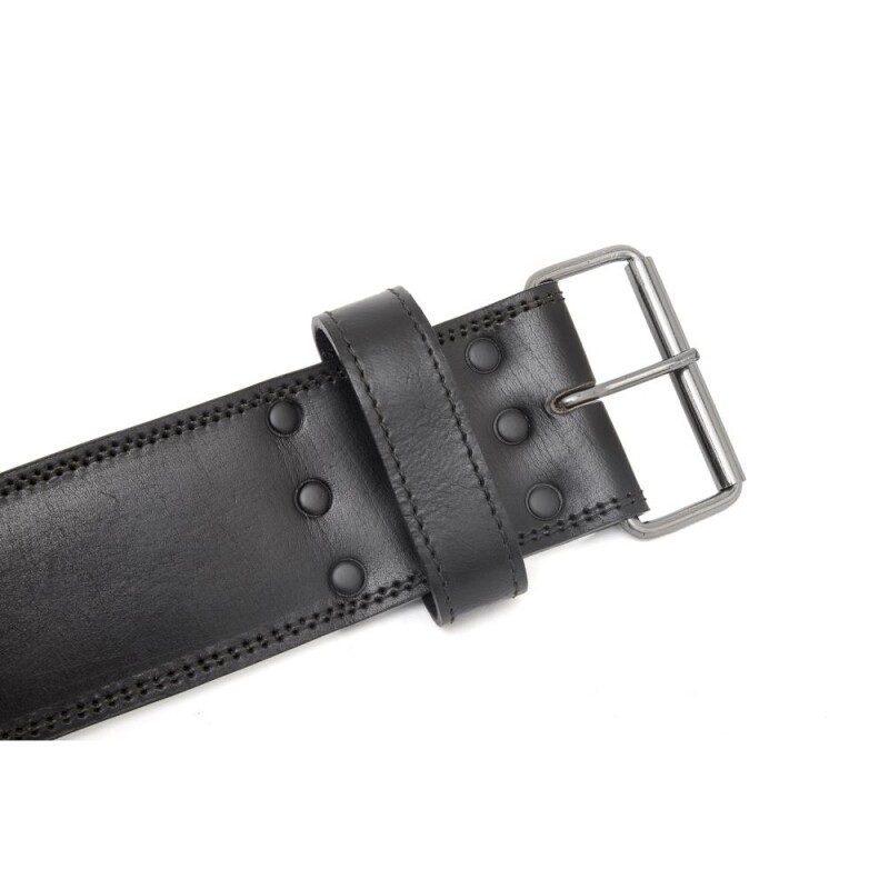 Cinturón De Cuero Para Levantamiento De Pesas Adidas Negro