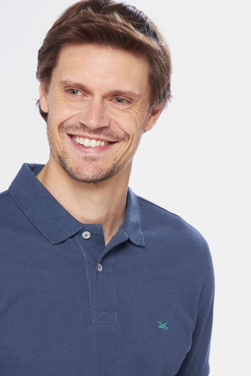 REMERA POLO PIQUE - Denim 