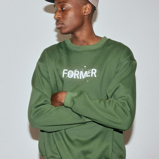 Buzo Former Legacy Scratch Crew Verde Buzo Former Legacy Scratch Crew Verde