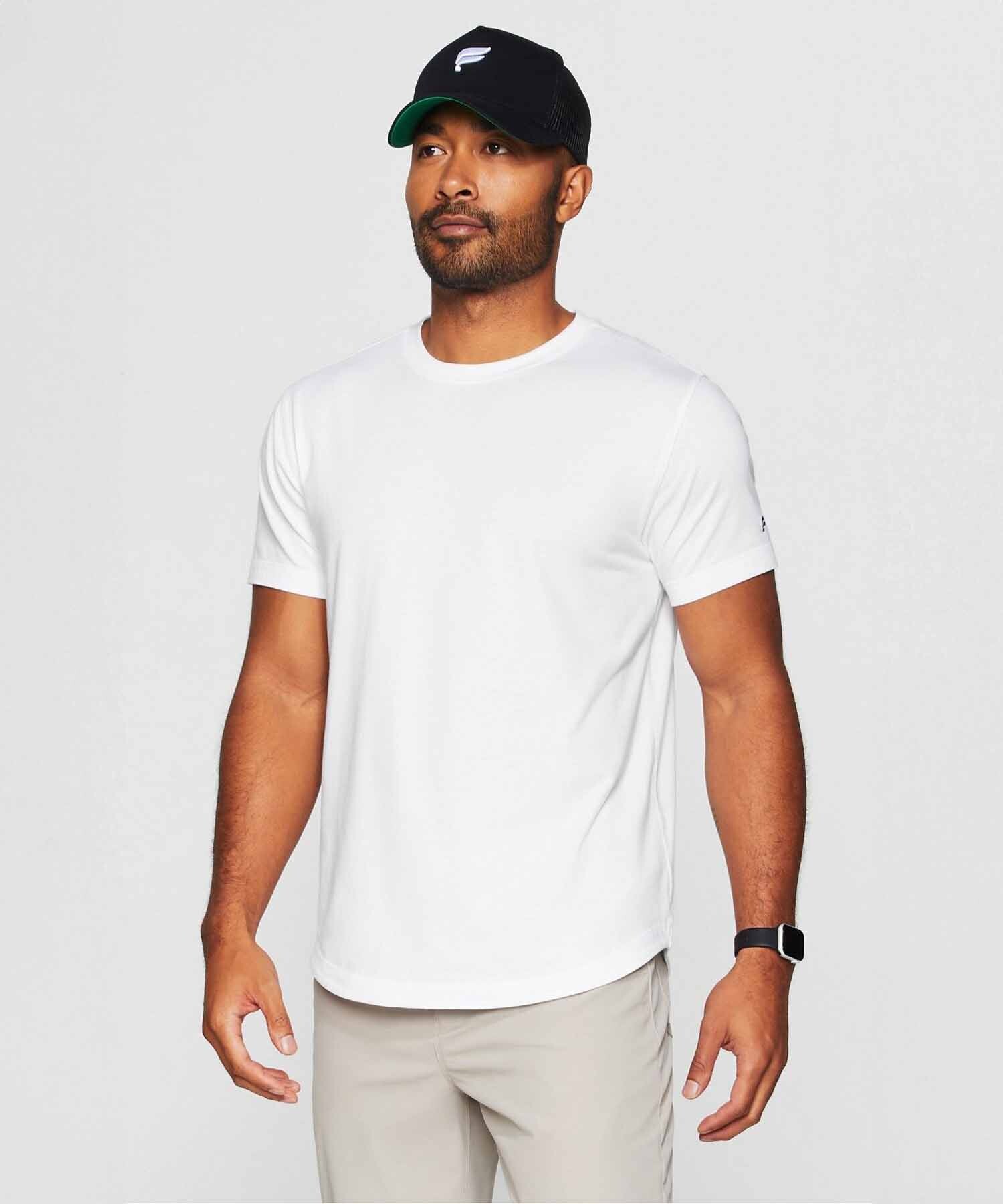 Polo Manga Corta The 24-7 Tee Curved Hem Hombre Classic White