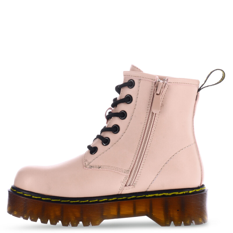 Botas de Niña MINI Miss Carol CAMDEN con parches y tachas Rosado