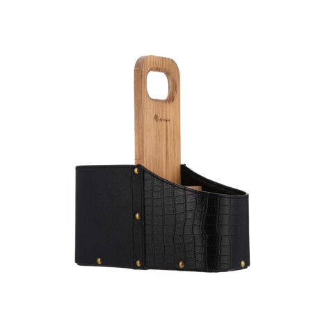 Matera Madera Combinada Croco Negro