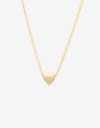 Cadena Corta con Dije Cadena Con Corazón - Dorado