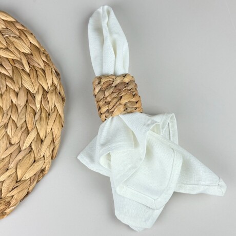 Servilleta 42cm x 42cm - Blanco Servilleta 42cm x 42cm - Blanco