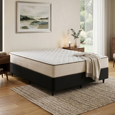 SOMMIER QUEEN SIZE BASE CAMA COLCHÓN 100% ESPUMA SOMMIER QUEEN SIZE BASE CAMA COLCHÓN 100% ESPUMA