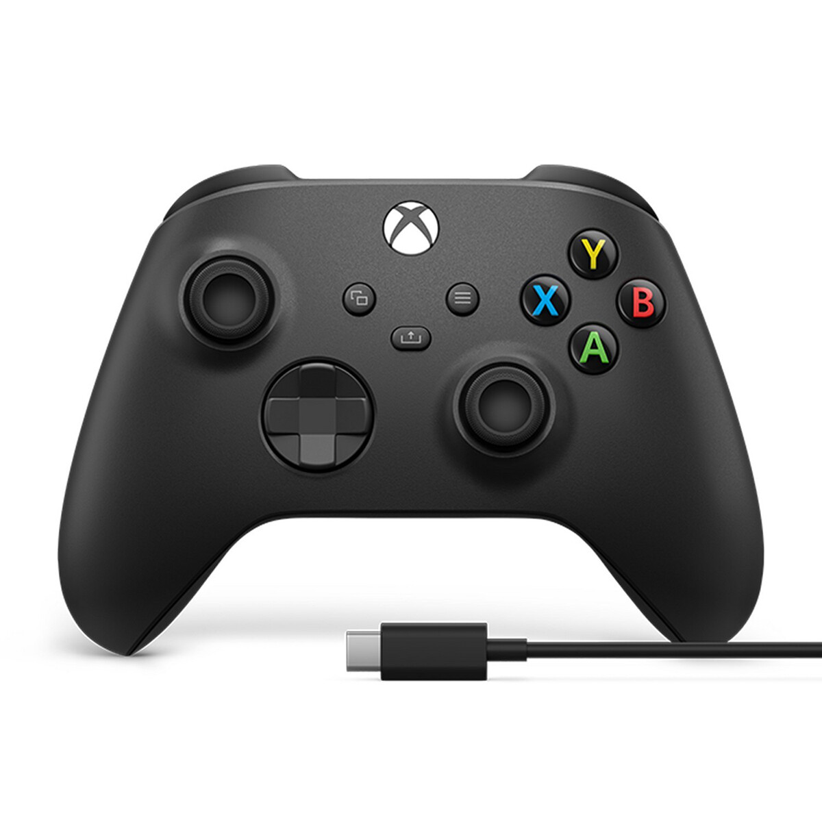 JOYSTICK CONTROL INALÁMBRICO XBOX ONE / S / X / WINDOWS + CABLE USB-C Negro