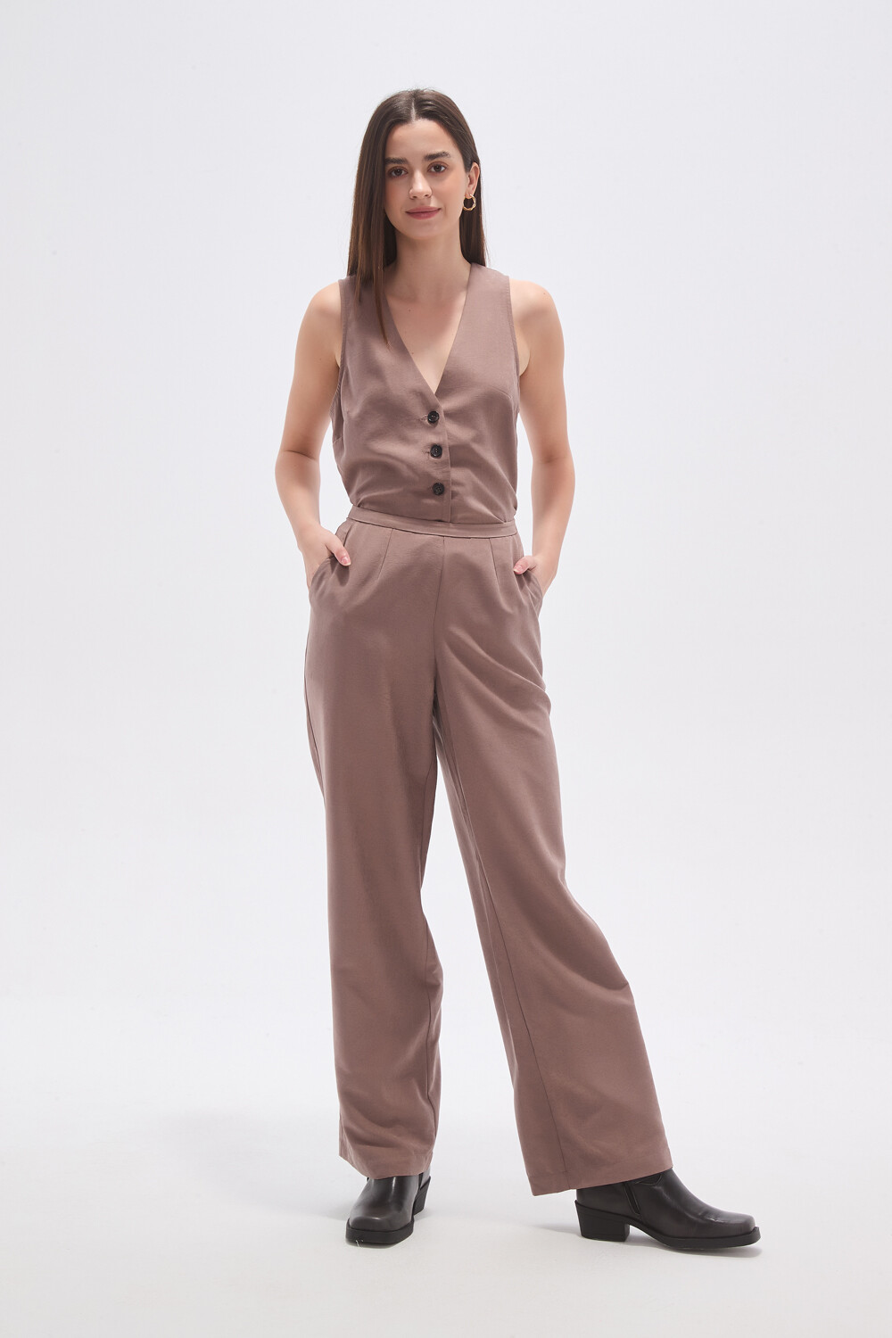 Pantalon Arcam Taupe / Mink / Vison