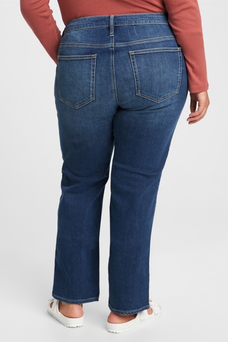 Jean New Classic Straight Mujer Dark Nieves
