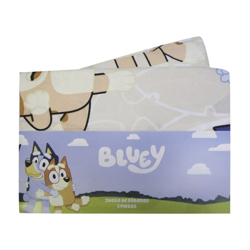 Juego de Sábanas Infantil 1 plaza Bluey Juego de Sábanas Infantil 1 plaza Bluey