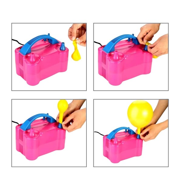 Inflador De Globos Electrico Bomba Eléctrica Fiesta Cotillon Automático 600w Con 2 Inyectores Imback Inflador De Globos Electrico Bomba Eléctrica Fiesta Cotillon Automático 600w Con 2 Inyectores Imback